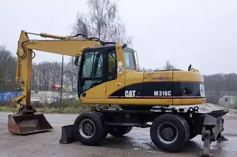 Оренда колісного екскаватора Caterpillar M316C